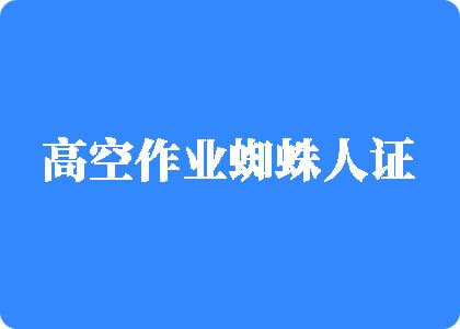 黄片啊啊啊啊啊啊叫操bi免费安全看高空作业蜘蛛人证